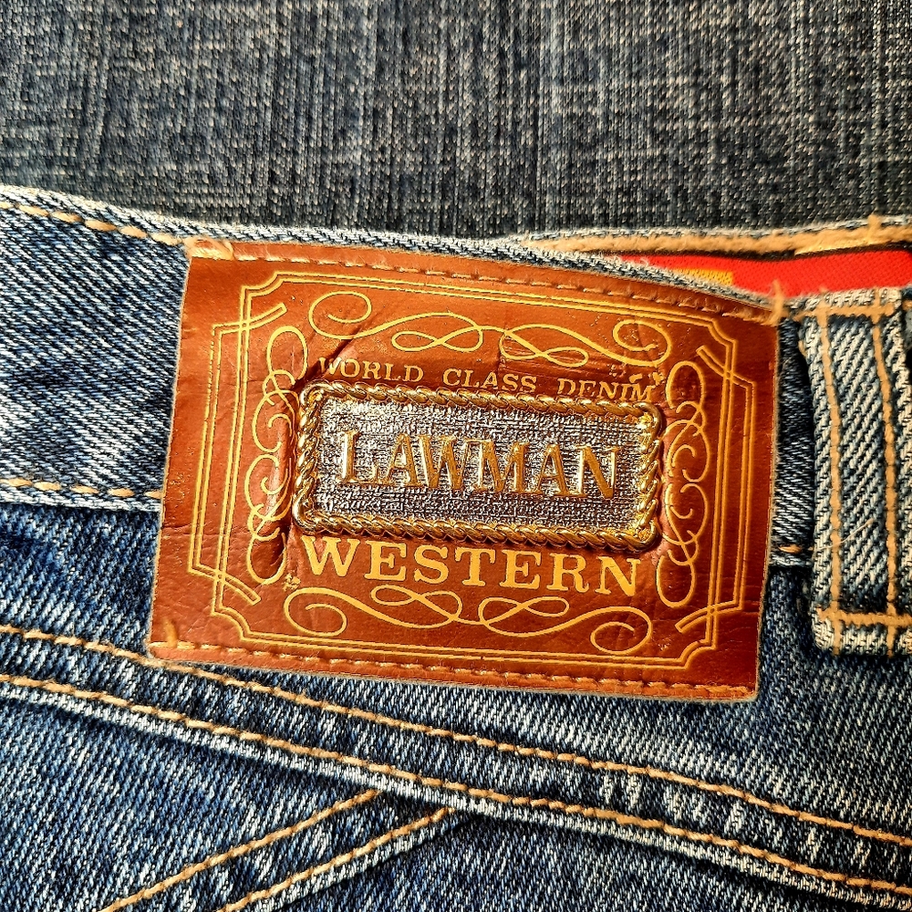 VINTAGE 80's Lawman western Jeans